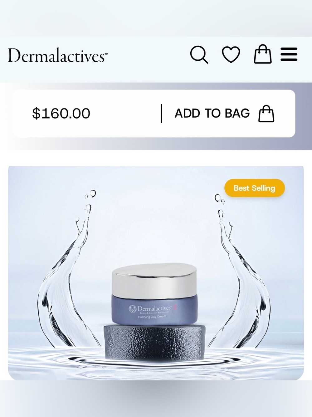 Purifying Day Cream — Blue Moisturizer